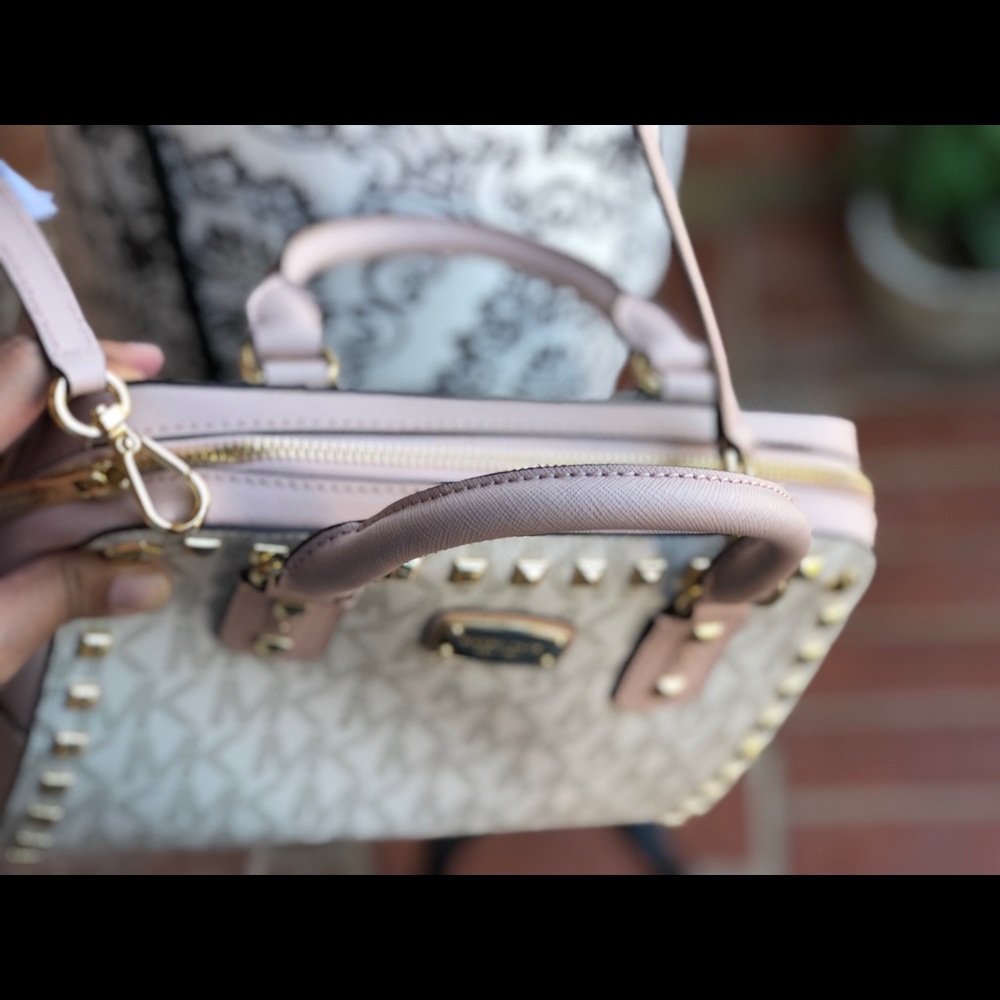 Michael kors Small sandrine studded satchel bag - Picture 6 of 8